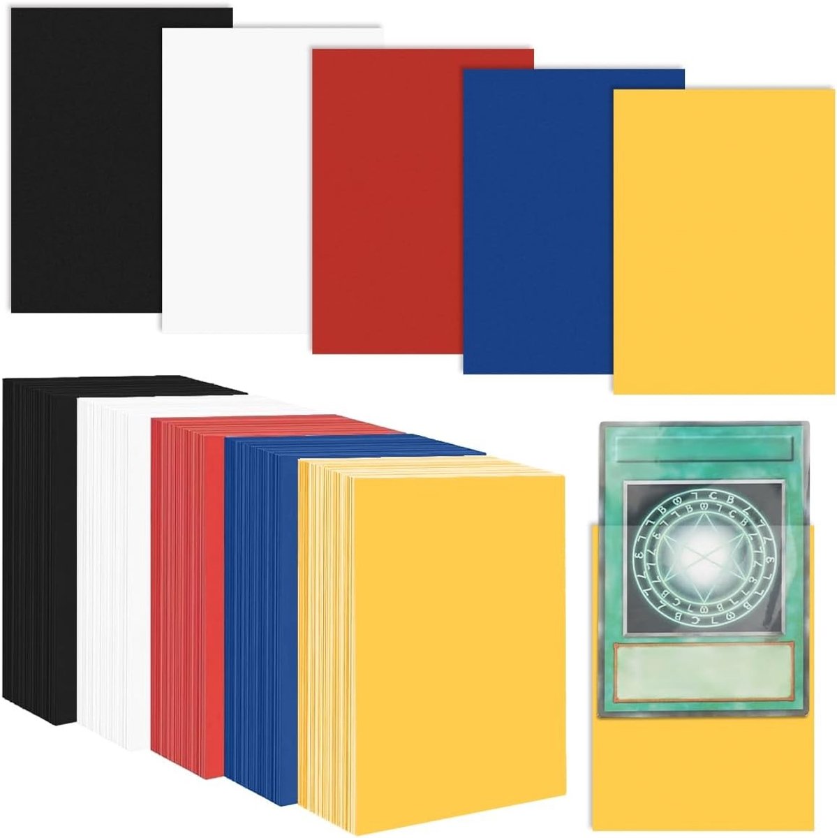 Zachte kaartbeschermers voor TCG en MTG - 250 stuks, 66x91mm, ideaal voor verzamelingen en spellen
