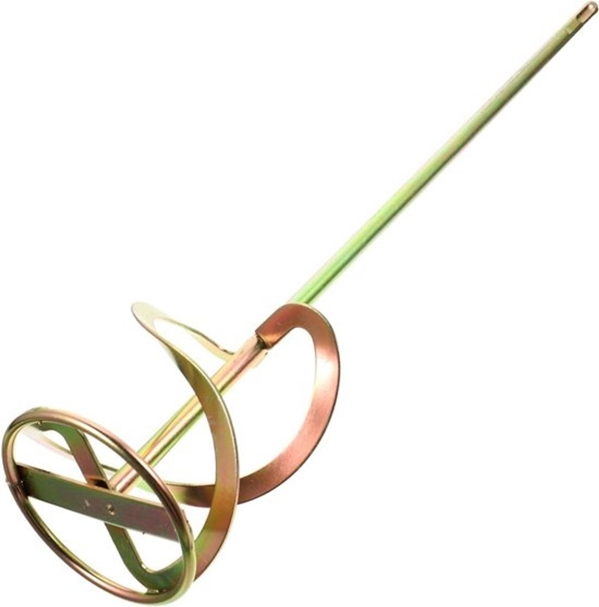 Mengstaaf voor Boormachine - Verf Mixer - Materiaal Mengen - Efficiënt Ventilatiesysteem - 48.5x10.5cm - Goud