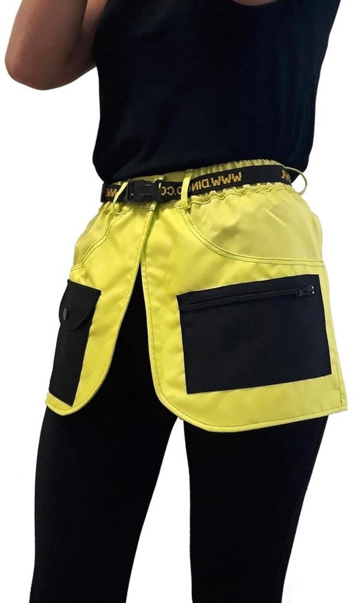 Honden Trainingsriem - Handler Riem - Hondentraining - Veelzijdig Zakontwerp - Maat M - Lime