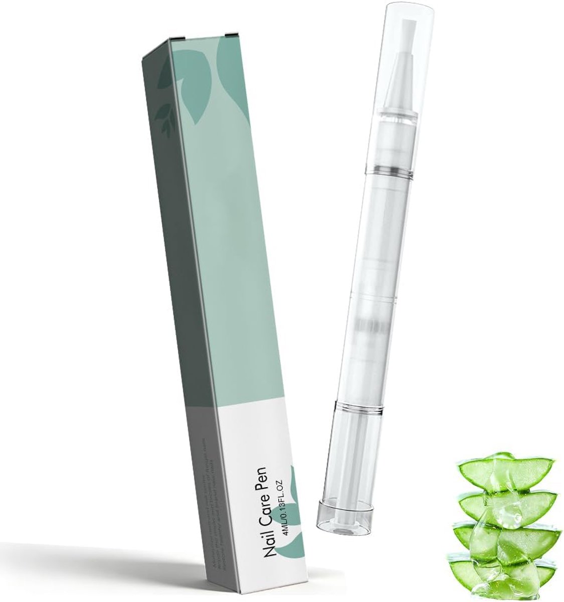 1 stuk Nail Care Pen, nagelschimmel pen Care nagelverzorgingsstift voor vingernagels en teennagels met theeboomolie, aloë vera en vitamine E, bevorderen nagelgroei