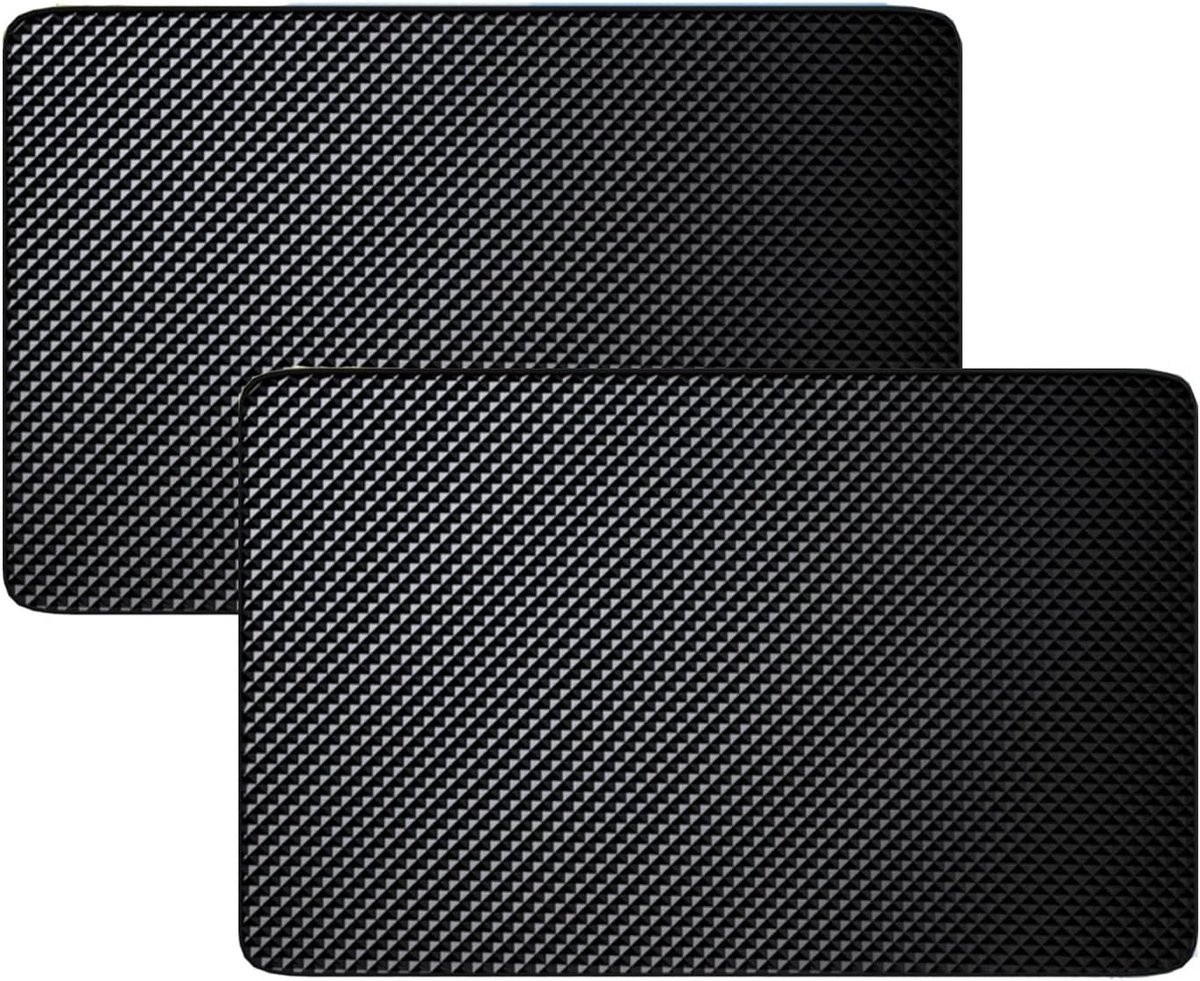 Dailygoods- Antislipmat - 2 Stuks - Siliconen Fixeerkussen - Dashboard Antislip Pads - Universele Antislipmat - Hoogwaardige Materiaal - Dashboardmat