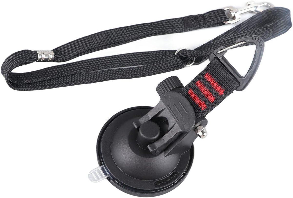 Dailygoods- Zwemlijn Verstelbaar - Hondenriem met Zuignap - Badlus voor Katten - Handsfree Verzorging - Praktische Badoplossing - Sterke Zuigkracht
