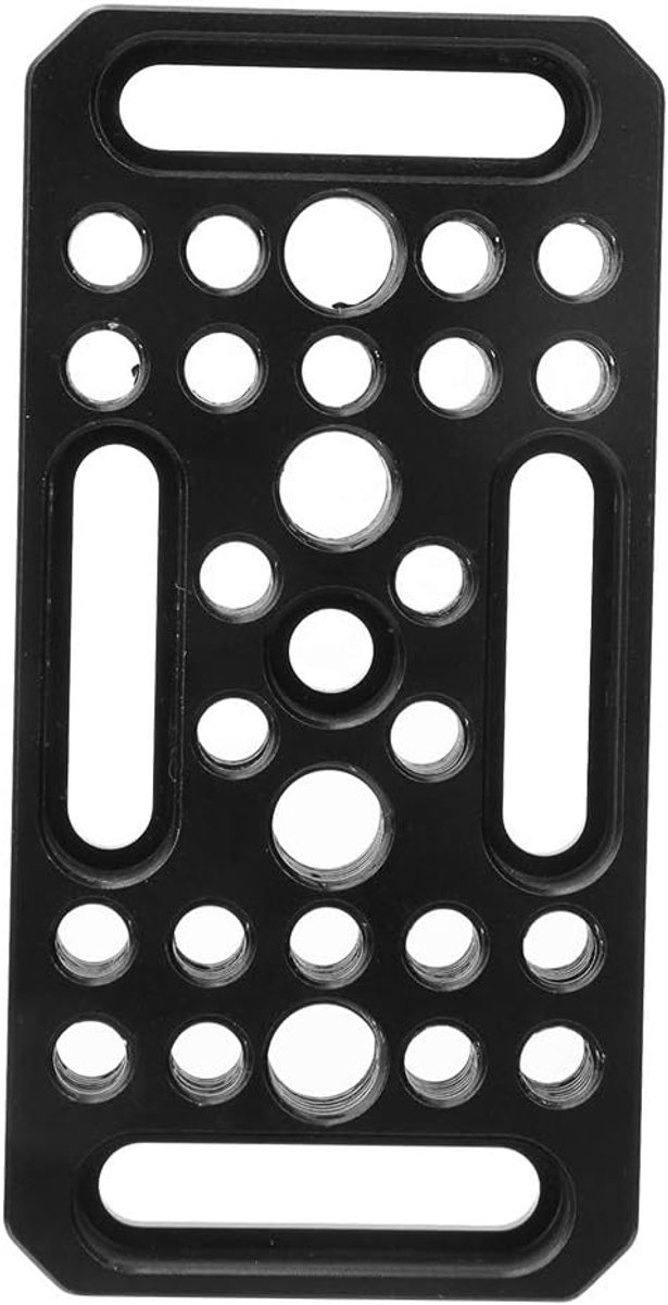 Dailygoods- Uitbreidingsplaat Draagbaar - Camera-accessoire Aluminiumlegering - CNC Precisiebewerking - Lichtgewicht - Roestvast - Gereserveerde Schro