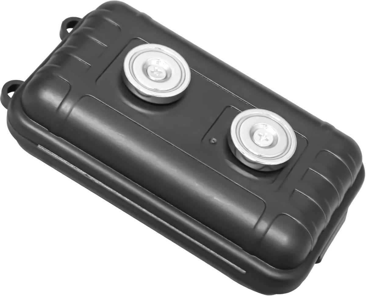 Dailygoods- Autosleutelhouder Waterdicht - Magnetische Sleutelkast - Sleutelhanger voor Onder Auto - ABS-Materiaal - Geschikt voor Noodsleutels