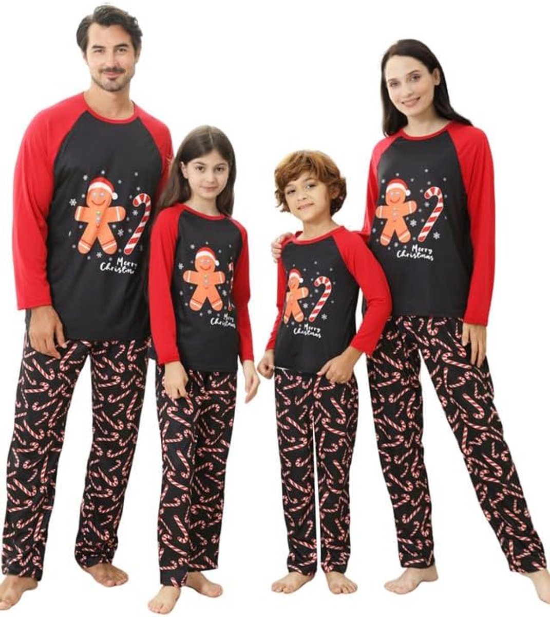 Kerstpyjama familie set JBR1, jongens / meisjes 4T