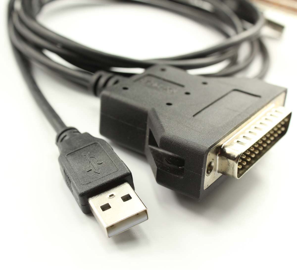 DB25 Barcode Printer Kabel Met Seriële Printer Adapter Converter en Silabs CP2102 USB RS232 Scanner (Lengte: 30CM)