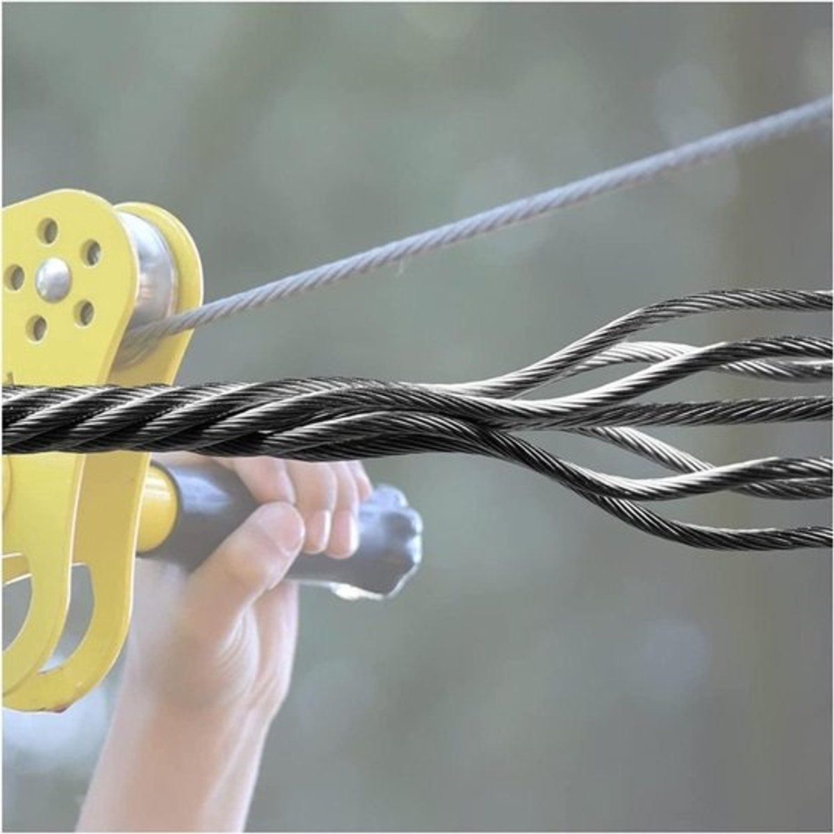 Tuindraad Kabel - Stalen Lijn Draad - Zware Lasten Hijsen - Roestvrij Staal - 8 mm 7000 lbs - Zilver