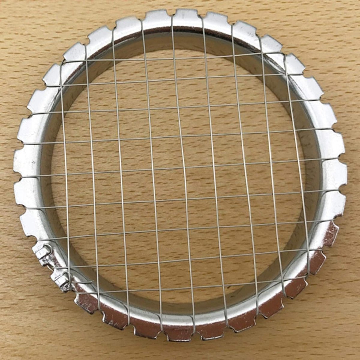 Dailygoods- Ei Slicer Hoogwaardig Roestvrij Staal - Groentesnijder - Aardappelsnijder - Paddestoel Snijmachine - Compact Gereedschap - Perfect voor Sa