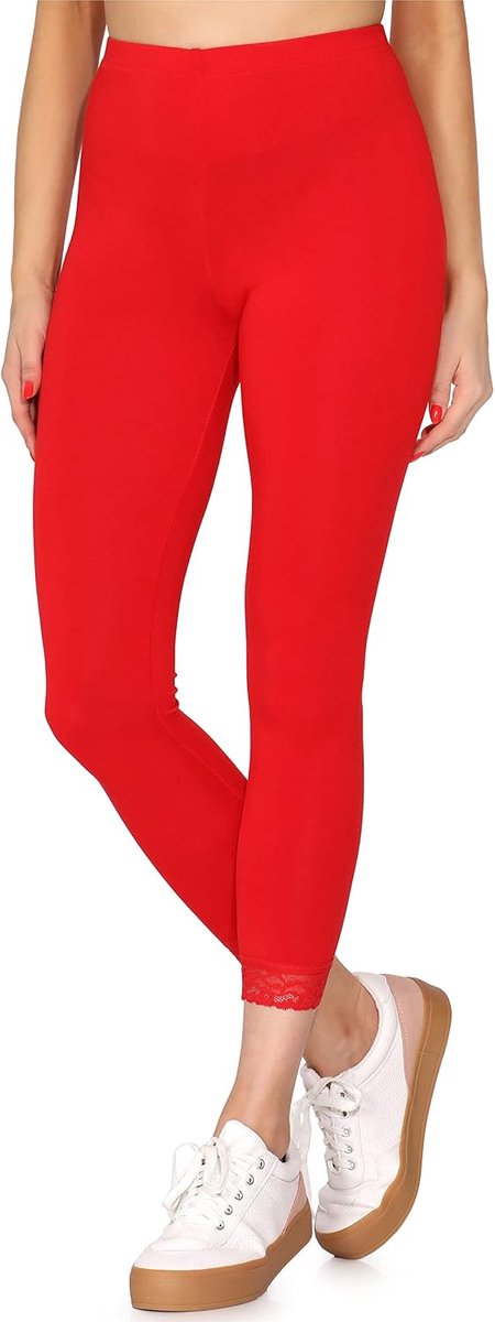 Style Dames 7/8 Legging met Kant MS10-342
