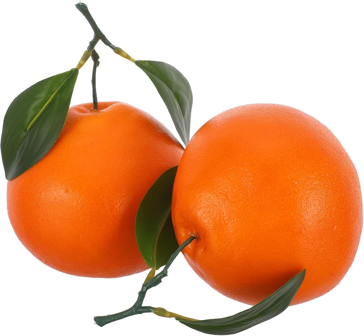 2 Stuks Gesimuleerd oranje fruit decoratie kunstmatige vruchten Nepfruit nep fruit Orange