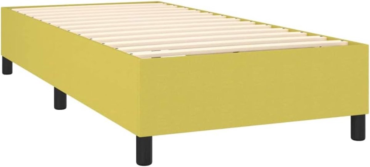 Zonder Matras, Gevoerde Bedbodem met Multiplex Lattenbodem, Stoffen Bedbodem voor Slaapkamers, Logeerkamers, Kinderkamers en (90x200cm)