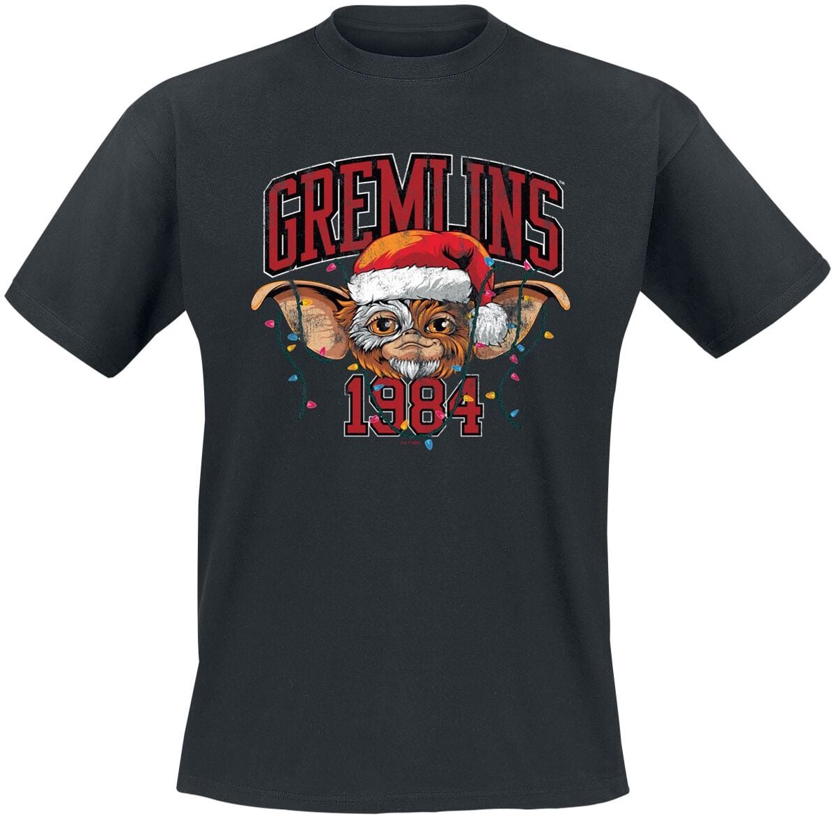 Gremlins Gremlins Christmas Heren T-shirt - zwart - 4XL
