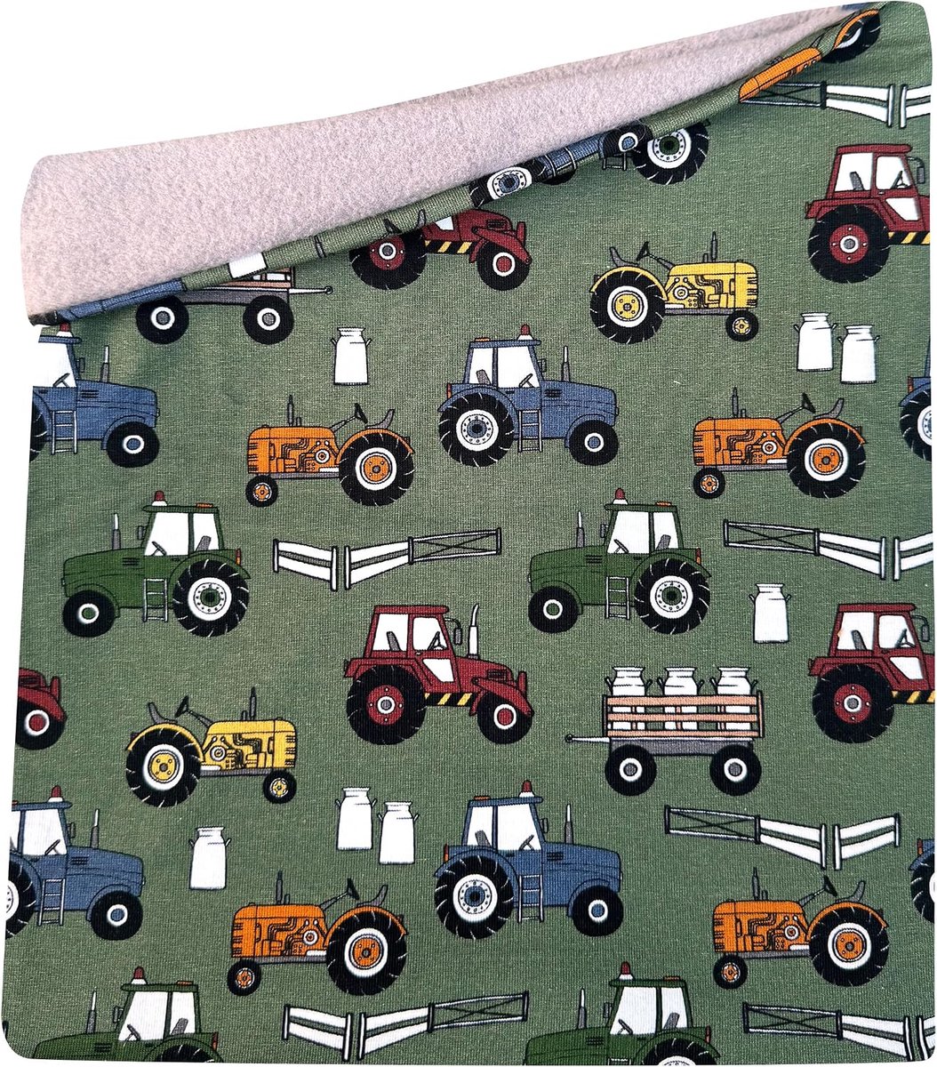Kinderen Long Loop MAXI WINTER nekwarmer / slipsjaal extra lang jongens / meisjes vele motieven 20240201 (LL, fleece voering)