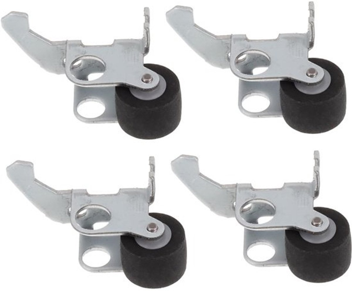 Aandrukrol Cassettebandjes - Rolletjes Cassettespeler - Oude Banden Herstellen - Met Ijzeren Frame - 9 mm diameter - Zwart