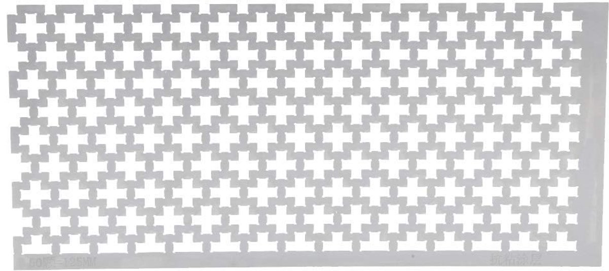 Dailygoods- Heerser RVS - Diamant Schilderen - Tekenliniaal - 5D DIY - Nanocoating - Glad oppervlak