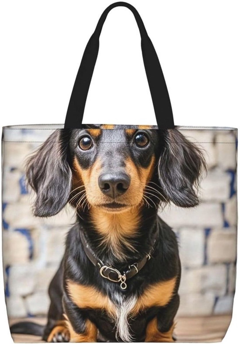 Herbruikbare Boodschappentas - Winkeltas Canvas - Boodschappen Doen - Grote Capaciteit - N.v.t. - Rood Camo