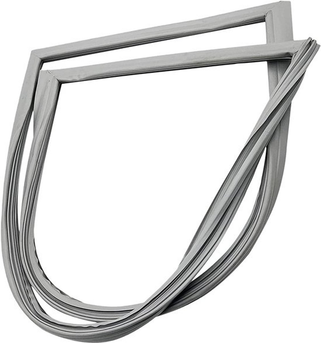 Koelkastdeurafdichting - Vriesdeur rubber - Koelkast repareren - Magnetische afdichting - Universeel - Grijs