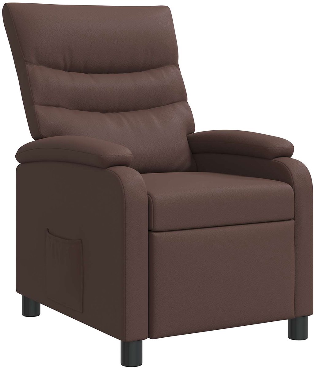 vidaXL Recliner - Bruin - Kunstleer