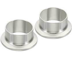 RVS 304 Tri-Clamp Lasfitting - Buitendiameter 38 mm (1.5 inch) - Voor sanitair, koeling, voedsel, wijn en zuivelindustrie - 2 stuks