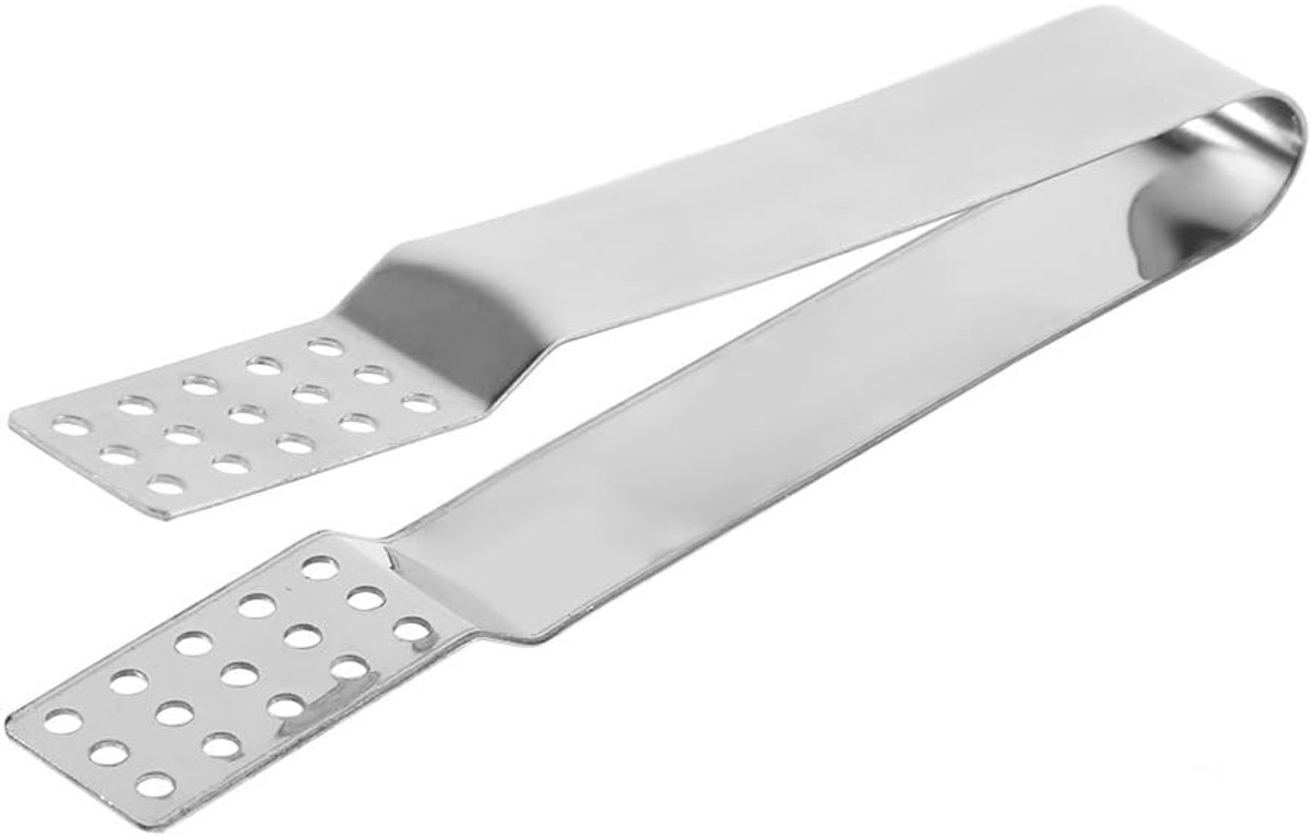 Dailygoods- Theetang RVS - Theezakklem - Keuken Gereedschap - Duurzaam - Anticorrosie - Comfortabele Handgreep - Theezakclip