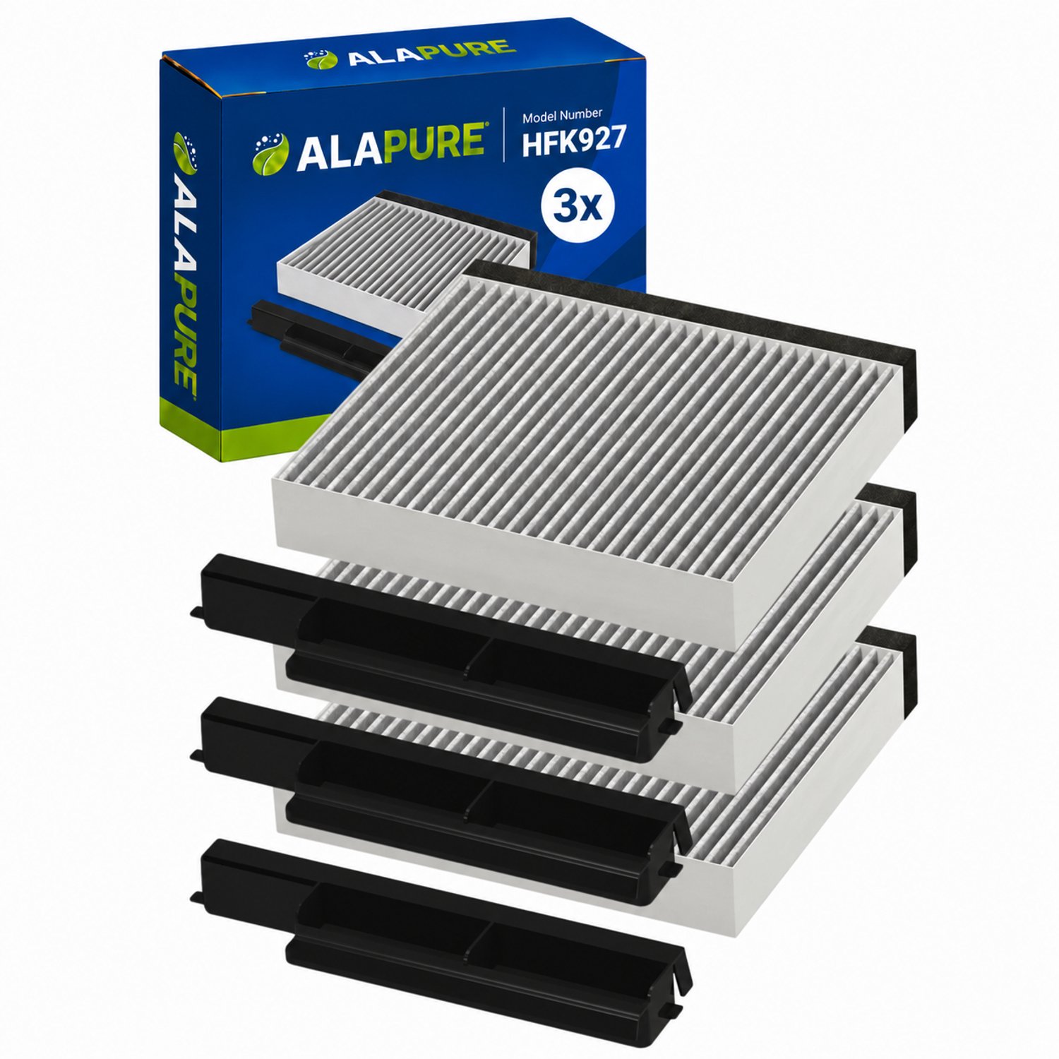 3x CleanAir Koolstoffilter voor Neff 17006795 / Z51DXA0X0