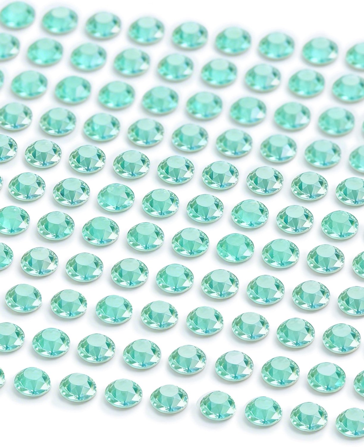 Famanu – Zelfklevende strass steentjes set van 640 stuks, 5 mm, veelzijdige decoratie voor hobby en knutselen, stick-on rhinestones voor kleding, nagels en gezicht, 40 kleuren glittersteentjes