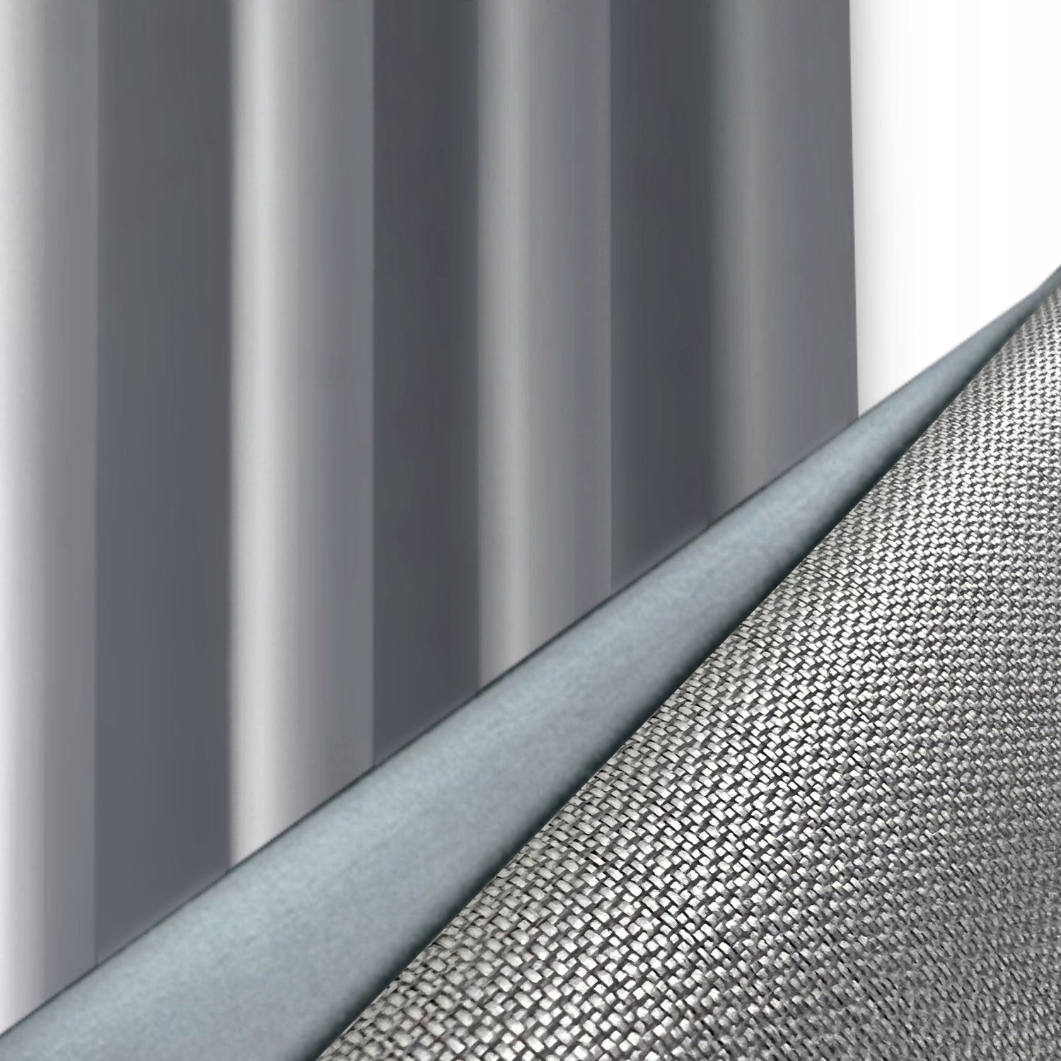 PRESTIQUA Thermo Blackout Gordijnen Velours 180x195cm Lichtgrijs - 100% Verduisterend