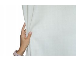 Merkloze Verduisterende Gordijnen 270x345 cm - Vuilwit