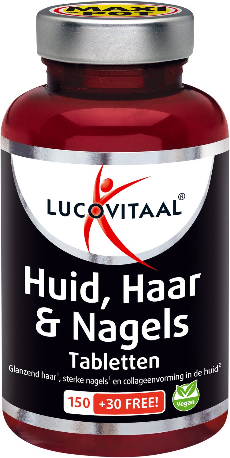 Lucovitaal Huid Haar Nagels met Biotine 180 tabletten