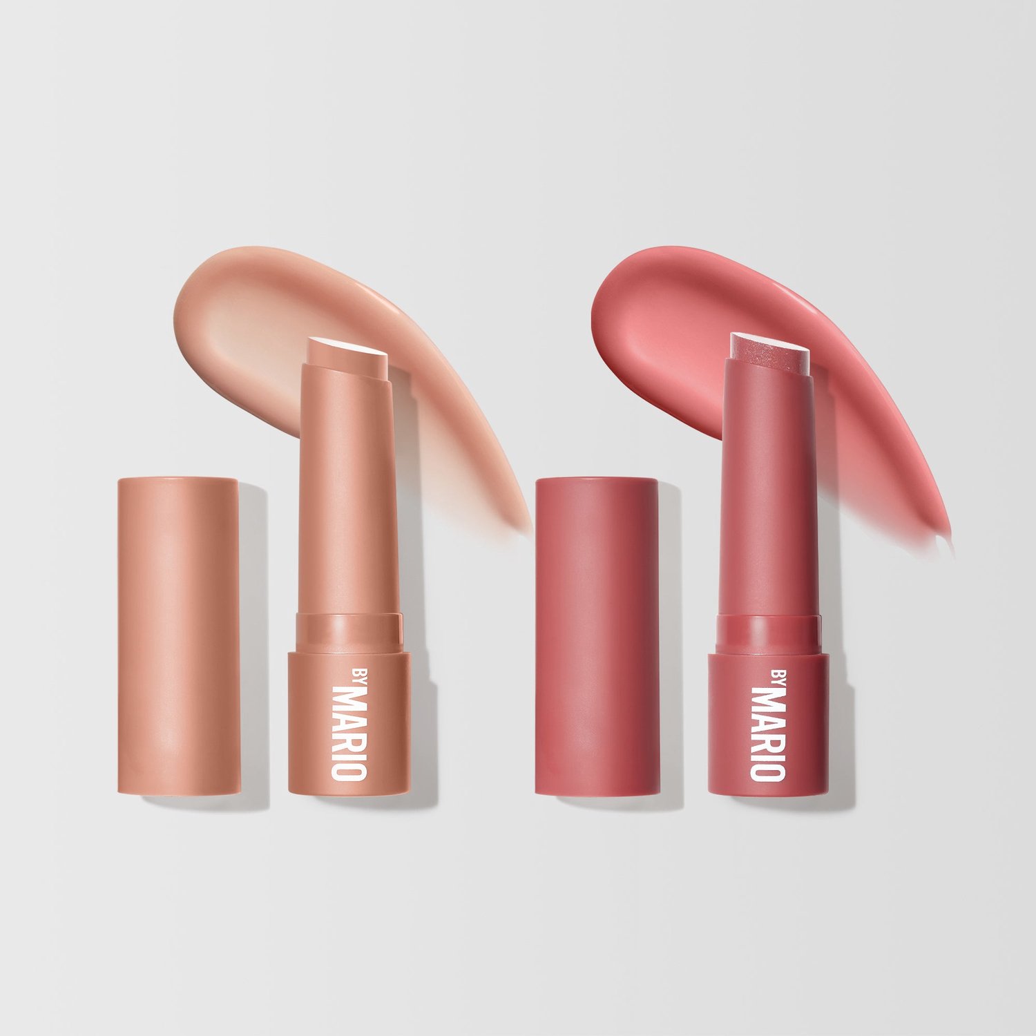 MAKEUP BY MARIO - MoistureGlow On The Go - Mini Plumping Lip Serum Duo - Nude & Bronze Glow
