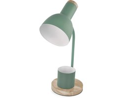 EMOS POPPY-tafellamp voor een E27-gloeilamp, groen, Z7640GR