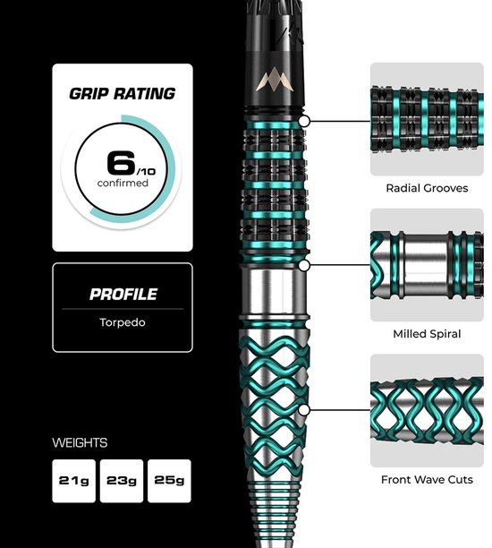 Mission Neptune Rapid Point 90% - Dartpijlen — afbeelding 3
