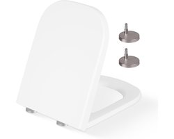 CUQOO Toiletzitting Wit met Soft-Close & Snelle Ontgrendeling