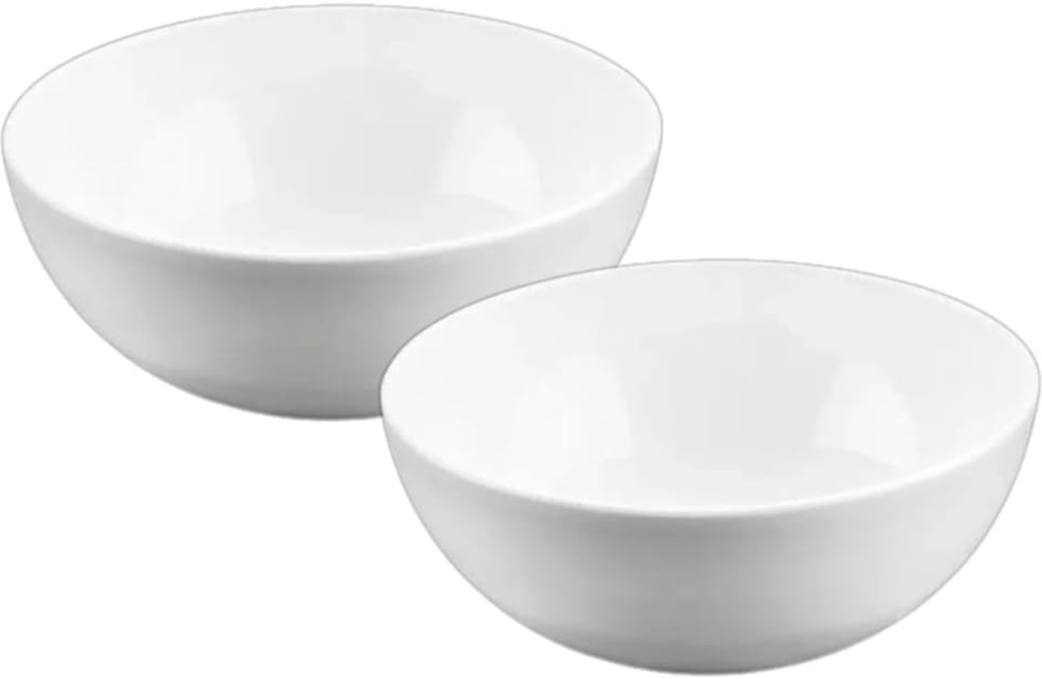 Wilmax Porseleinen schaal 300 ml 11cm Wit Set van 2 WL-992564/A2