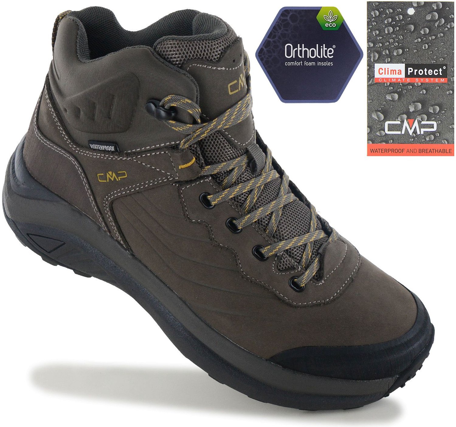 CMP Juukat Mid WP Waterproof Heren Wandelschoenen Trekking Boots 3Q26067-Q906 Bruin