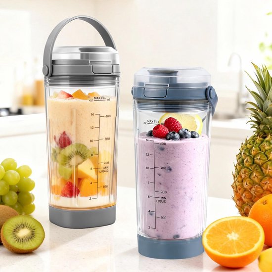Blenderbeker - 510 ml - BPA-vrij - Blauw — afbeelding 4