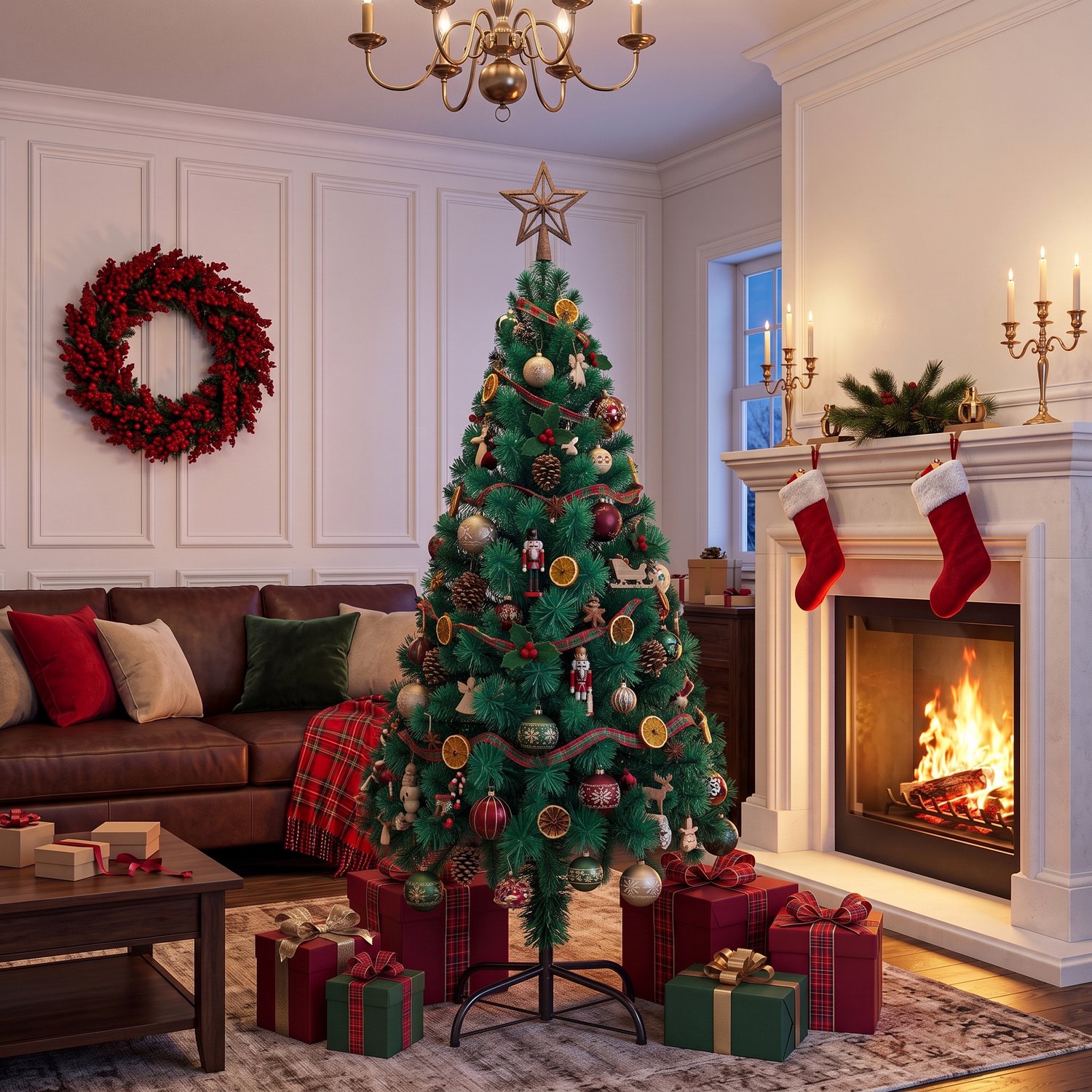 Kerstboom – 180cm Kunstkerstboom – Groen PVC met standaard – foto 7