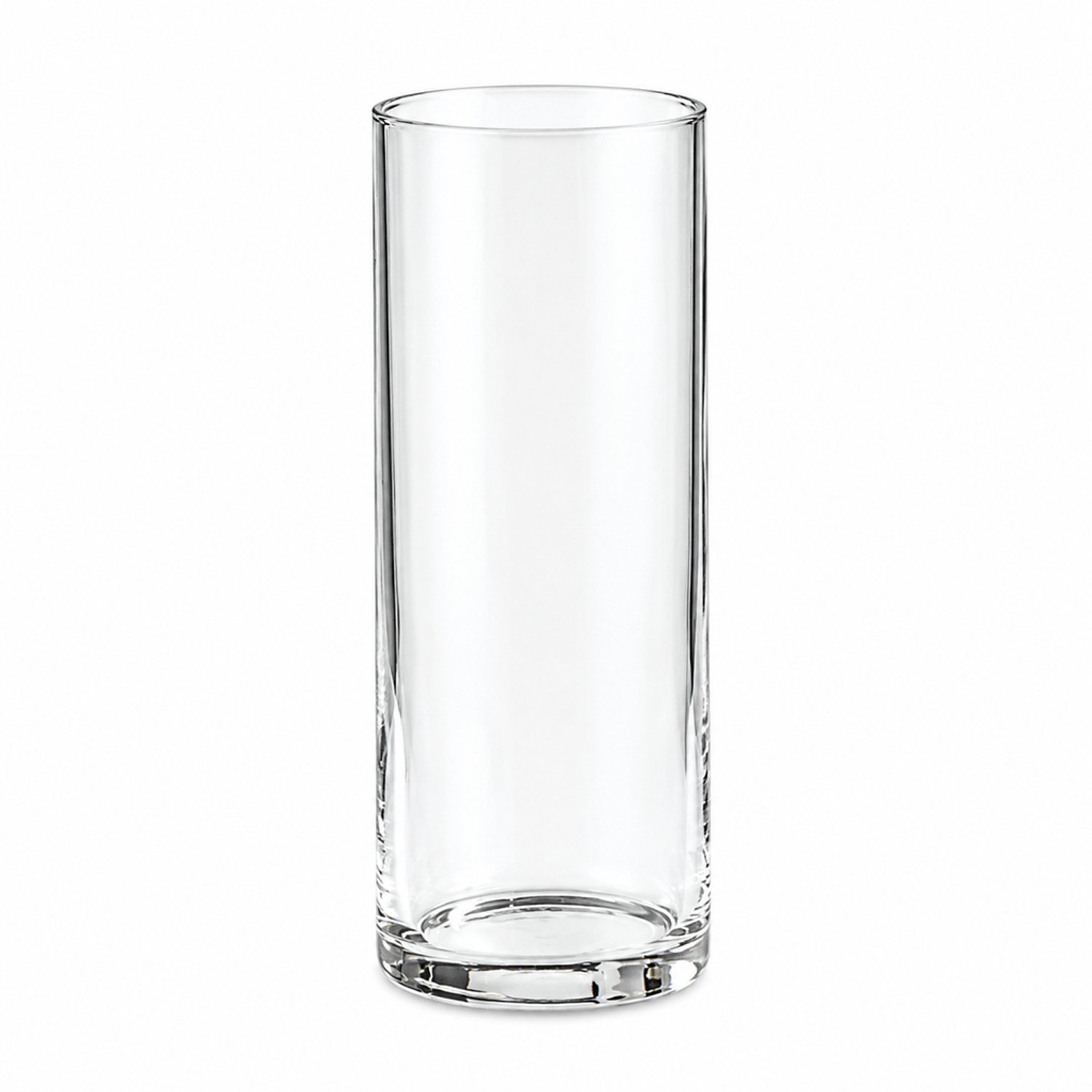 SWGOTA Transparante glazen cilindervaas - opening 10 cm, hoogte 25 cm - voor snijbloemen en geluksbamboe - kartonnen verpakking