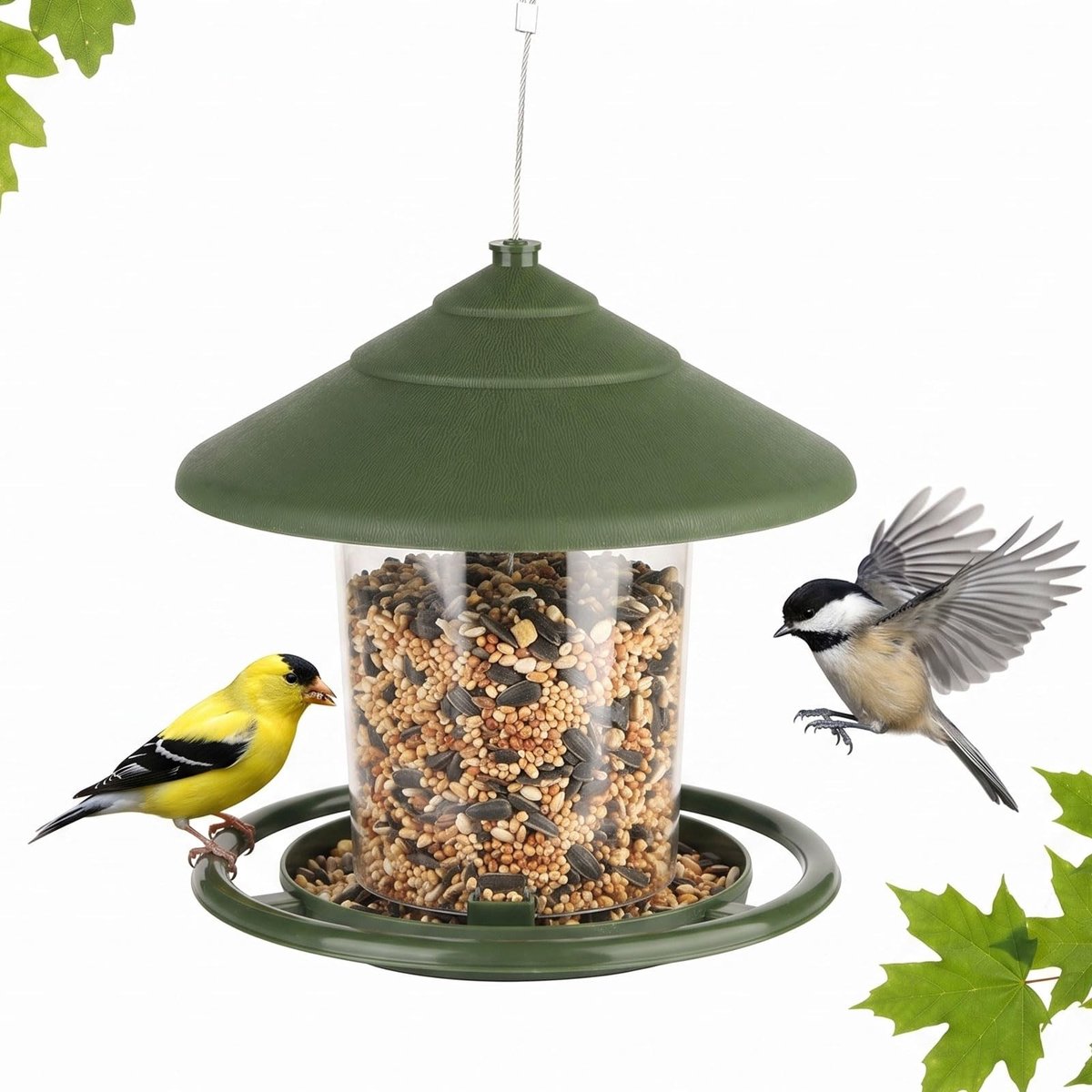 Elzusha - Vogelvoederdispenser - Weerbestendig voor Wilde Vogels