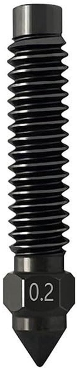 Elzusha - 3D Printer Nozzle Set - Hardened Steel 0.2/0.4/0.6/0.8mm