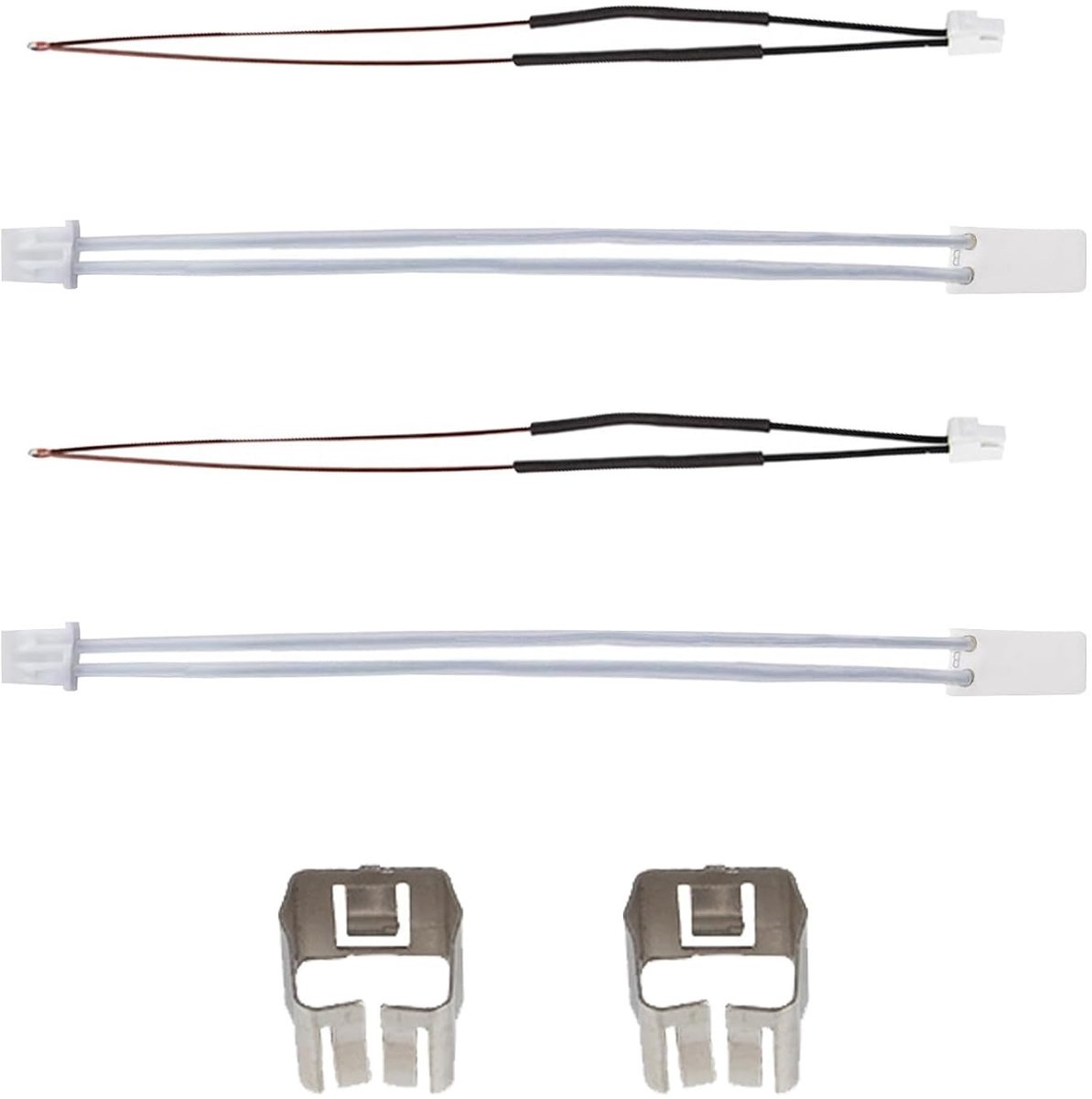 2 Stuks 3D Printer Accessoires, 24V 48W Keramische Verwarmingselementen en Temperatuursensor voor 3D Printers, Compatibel met Bambu Lab Modellen