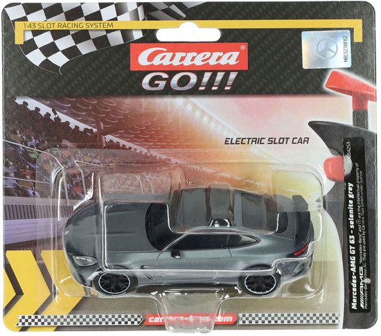 Carrera Go!!! Speelgoedvoertuig - GO!!! - Mercedes-AMG GT 63 - Selenite Grey auto van Carrera — afbeelding 3