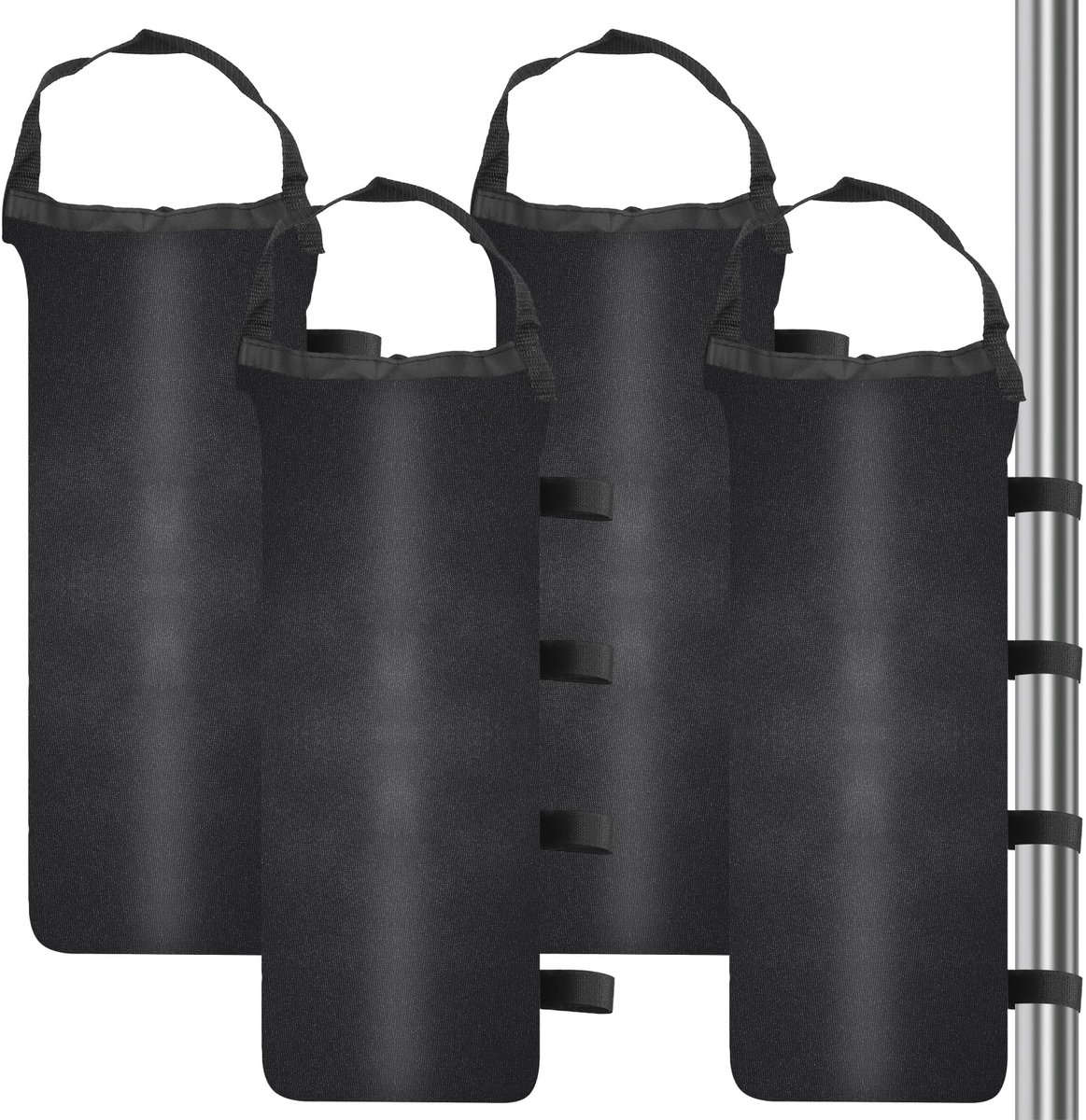 4 Stuks Zandzakken - Verzwaringszakken voor Paviljoen, Parasol, Tent, Tuin, Strand