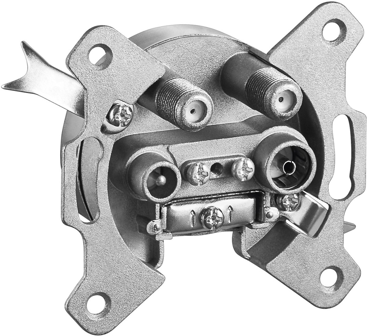 Goobay 4-Hole Antenna Stub/End Socket