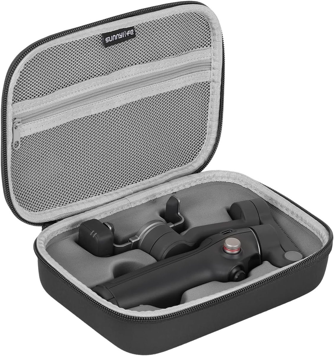 Draagbare Hard Case voor DJI Osmo Mobile 7P - Reisopslag, Organizer en Bescherming voor Accessoires, Zwart