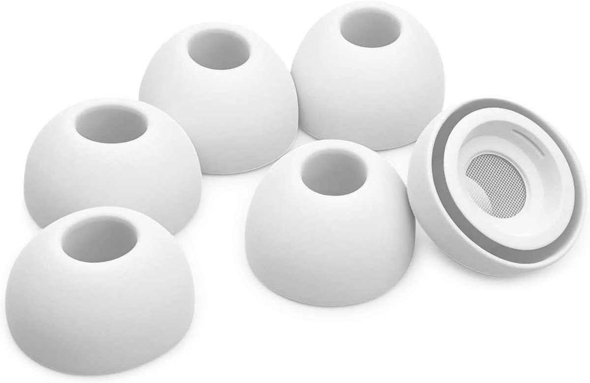 6 x Siliconen Oordopjes Puntje voor Apple AirPods Pro 1 & Pro 2 Oortelefoons - Klein