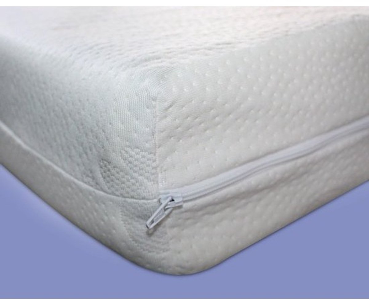Zacht Zitkussen - Comfort Kussen - Comfortabel Zitten - Drukverlagend Visco Schuim - 40 x 40 x 10cm - Wit