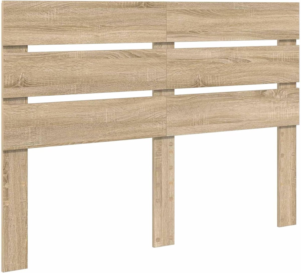 Hoofdeinde Sonoma eiken, 140 cm, houtmateriaal, voor bedden zonder hoofdeinde, ideaal voor slaapkamer en moderne woonkamers, eenvoudige montage, gemakkelijk te reinigen en rugvriendelijk