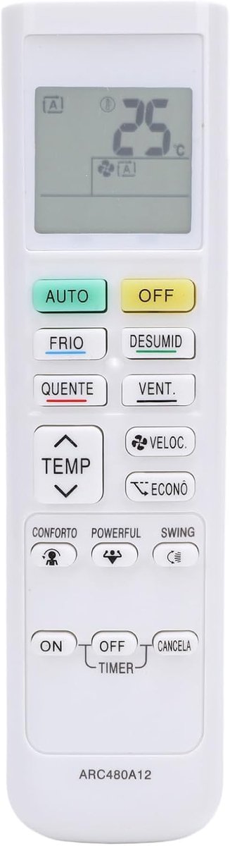 Airconditioner Afstandsbediening Vervanging voor ARC480A11 ARC480A12 ARC480A13 ARC480A9 ARC ARC480A53 ARC480A55 ARC480A