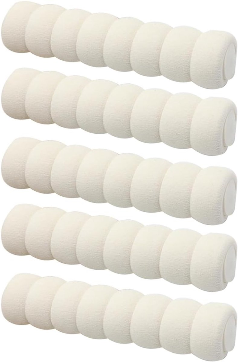Veiligheidsbeschermers voor Deurgrepen - 5 Stuks Zachte Schuim Covers voor Kinderen en Huisdieren - Bescherming tegen Stoten en Letsel (Wit)